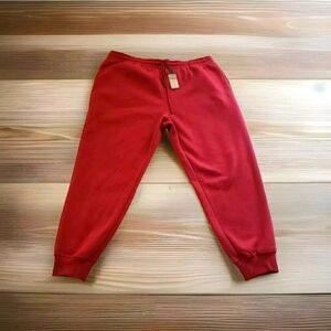 Brand New Men's Sweatpants - LCKR, Maroon, Size 2XL - Stylish Back Pocket
